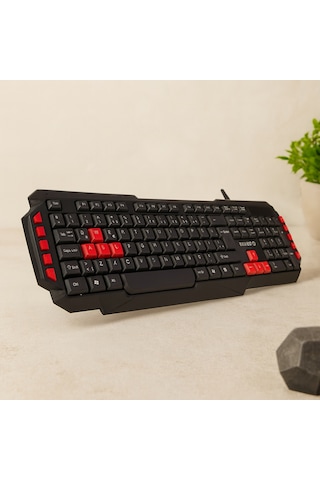 Northcity Usb Kablolu Oyuncu Klavye Renkli Tuşlar, 150 Cm