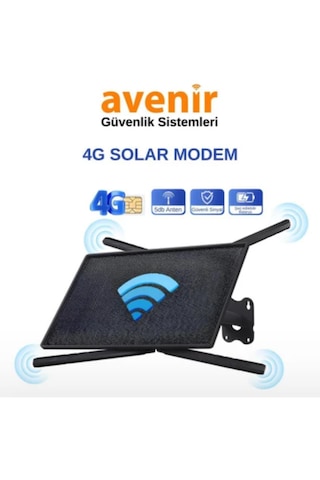 Avenır Av-4g-rtr 20watt Güneş Enerjili Solar 4g Wifi İnternet Dağıtıcı Port Router