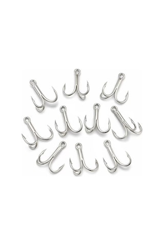 Üçlü İğne - Nikel Üçlü Kanca - Fishack 3210 - 10 Adet - No: 7