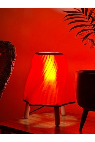 Abajur Galaksi Kırmızı,samanyolu Temalı Abajur,modern Yer Lambası