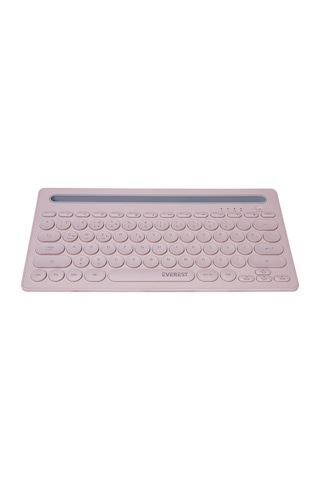 Everest KB-BT84 Bluetooth Ultra İnce + Şarjlı Q Mac/Win/Android/Uyumlu iOS Kablosuz Klavye