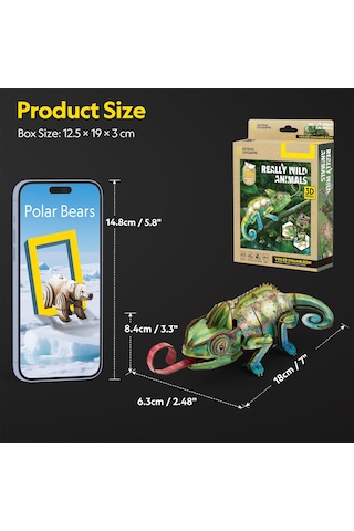 National Geographic - Bukalemun 3d Puzzle Ds1186h