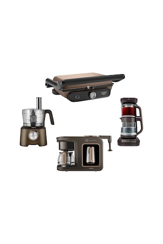 Karaca Gurme Luxury 3.0 Elektrikli Evlilik Paketi Walnut Brown