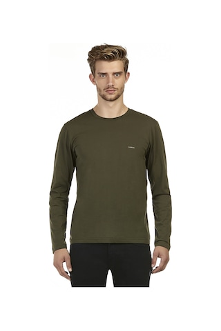 Vigoss Battal Erkek Sweatshırt B44221-03370 - Haki