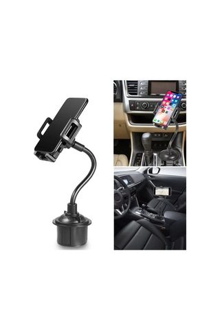 Araç Bardaklık Yeri Telefon Tutucu Ayarlanabilir Kollu Sabitleme