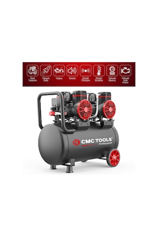 Cmc Cmc-0913 50 Litre Sessiz Yağsız Hava Kompresörü 4 Hp