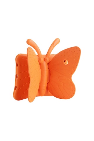 Teknocep İpad Pro 10.5 7.nesil Uyumlu Butterfly Standlı Tablet Kılıf-turuncu Tablet Kılıfı