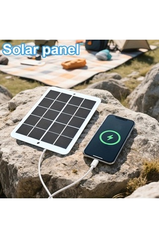 Besthome1 Dream011 Solar Model C 30x25 1cm Usb Güneş Paneli Taşınabilir Şarj Cihazı Telefon İçin Açık Hava Kamp