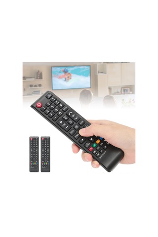 Konesam 2 Adet Bn59-01301a Samsung Tv Kumandası, Abs Malzeme, Kolay Kurulum, Pil Dahil Değil Un32n5300, Un43nu6900 Ve Diğer Modeller İçin Uyumlu