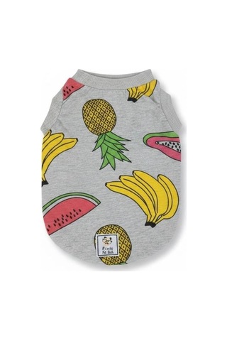 Miniş Tropical Küçük Irk Köpek Penye T-shirt-21579