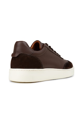Deery Erkek Kahverengi Hakiki Deri Sneaker Ayakkabı - 04407mkhve01