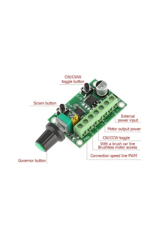 Brushless - Fırçasız Pwm Motor Sürücü 6-30V