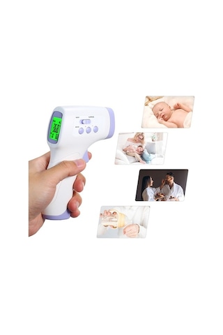 Besthome1 Jxd-001 Dijital Vücut Ve Nesne Sıcaklık Ölçer, Dokunmadan Lcd, 1 Saniye Hızlı, Pil Dahil