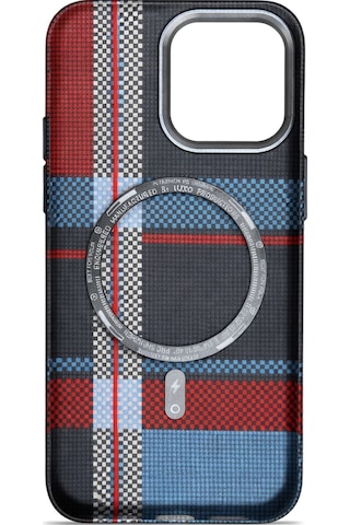 Aether Carbon Apple Uyumlu iPhone 15 Magsafe Karbon Kılıf Urban Gridline Urban Gridline