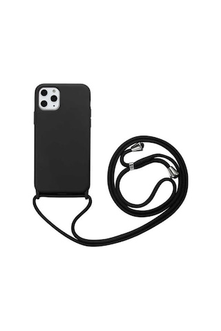 Apple Uyumlu iPhone 11 Pro Kılıf Zore Ropi Kapak Siyah