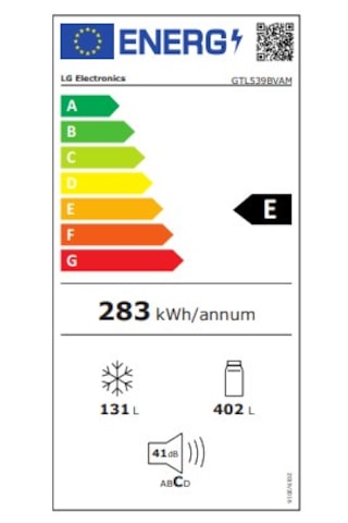 Lg GTL539BVAM.AVPPLTK 534 L E Enerji Alttan Donduruculu Buzdolabı Gri