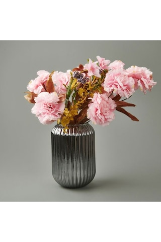 Evidea Deco Line Vazo - Füme - 20 Cm Füme