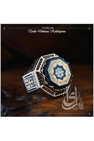 Islam Usta Tasarımı Yadigar Gümüş Erkek Yüzük
