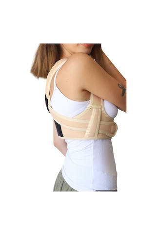 Next Craft Unisex Dik Duruş Korsesi Krem