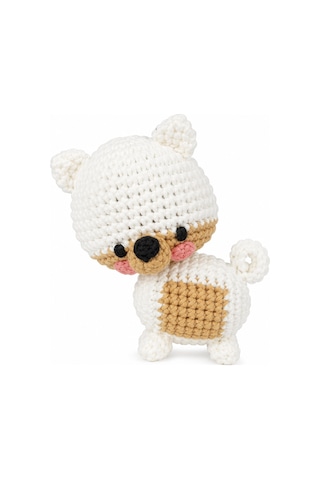 Bakgelal Hello Adorable Amigurumi Köpek Yapım Kiti 2'li Bff Kendin Yap Örgü Ve Hobi Seti