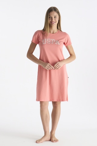 U.S. Polo Assn. U.s Polo Assn. 20200 Kadın Kısa Kollu Gecelik-mercan