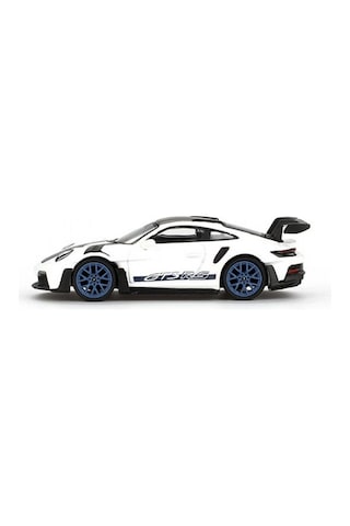 1/64 Porsche 911 992 Gt3 Rs Weissach Package White With Indigo Blue Çok Renkli