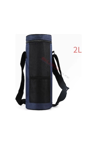 Monyee 2l Oxford Isı Saklama Çanta, Perl Pamuk Yalıtım Katmanı, 6 Saat Sıcak/soğuk Tutma, Dış Mekan, Kamp, Seyahat İçin, Mavi-siyah Mavi