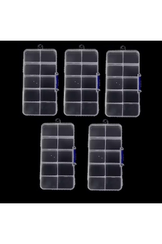 Yate10 5 Adet 10 Bölmeli Organizer Kutu