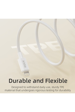 P8 Usb To Lightning 27w 100cm Kablo Beyaz