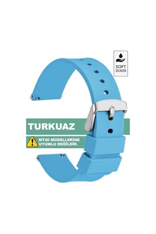 Mt42x Mt43 Mt46 Saat Uyumlu Silikon Saat Kordonu Kayışı Wm Diğer