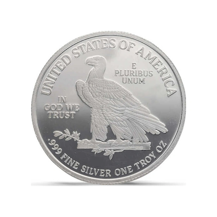 AgaKulche Amerikan Kartalı Gümüş Sikke Coin