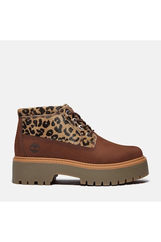 Timberland Stone Street Mid Lace Up Kadın Bot-33863 Kahverengi