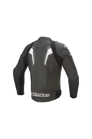 Alpinestars GP Plus R V3 Deri Korumalı Motosiklet Montu Beyaz - Gri - Siyah