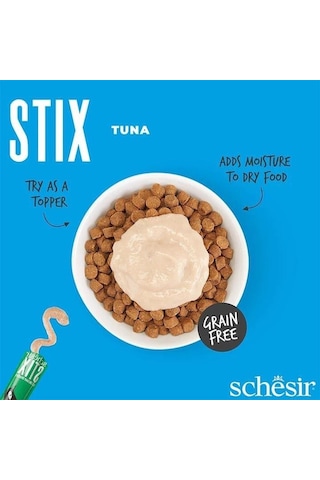 Schesir Stick Ton Balıklı Yetişkin Kedi Ödülü 6 x 15 G