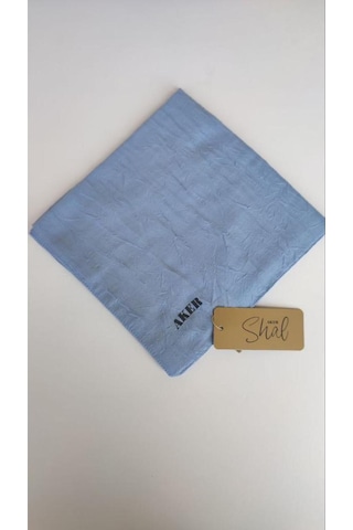 Bebe Mavisi Aker Bambu Kraş Eşarp Bebe Mavisi