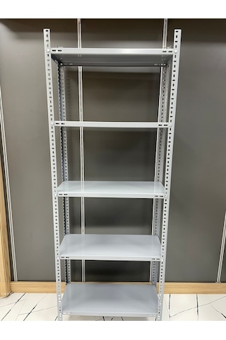 Uzman Grup Raf Çelik Raf-5 Raflı 2Metre 59X60 Çelik Raf-Depo Rafı Galvaniz