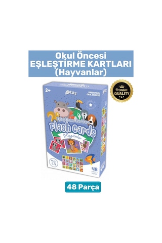 Preschool Eğitici Öğretici Hafıza Zeka Geliştirici Okul Öncesi Eğlenceli Eşleştirme Oyunu-hayvanlar