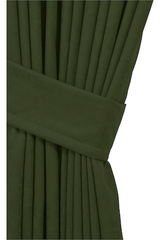 Cheap's Home Petek Dokulu Kadife Dokuma Sık 1 X 3 Pileli Fon Perde Çimen Yeşili