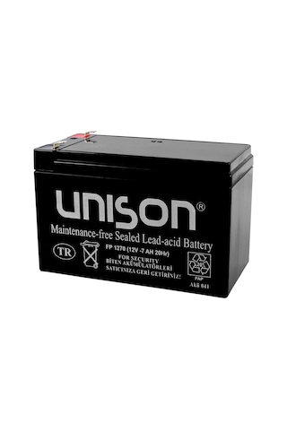 12V 7 Ah Unison Kuru Bakimsiz Akü / 131030230