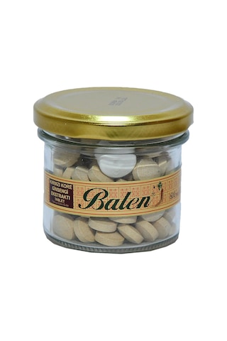 Balen Tahta Kutu Kırmızı Kore Ginsengi Ekstrakt Tableti 120x600 MG