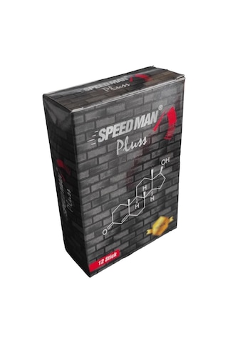 Speed Man Plus Stick Ballı Bitkisel Karışımlı Macun 12'li