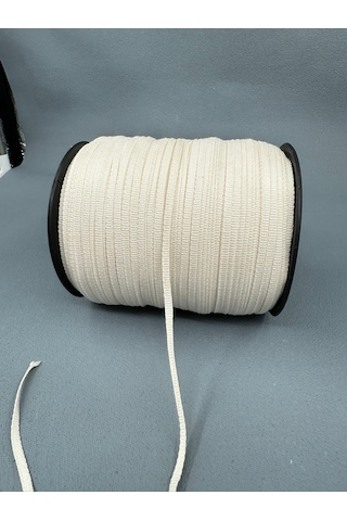 4 Mm Askılık Grogren Şerit 5 Metre - Ekru