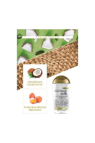 OGX Besleyici ve Kırılma Karşıtı Coconut Milk Serum 100 ML x2