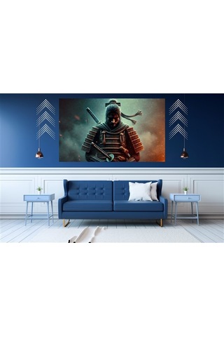 Ti-play Son 60x90cm Modern Samuray Pvc Çerçevesiz Tablo