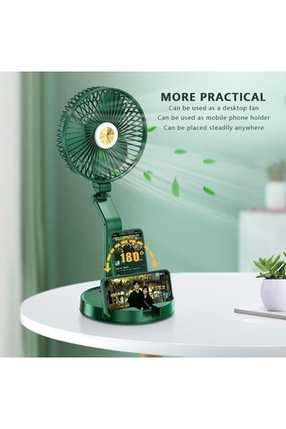 Mini Taşınabilir Fan Soğutucu Vantilatör Ed8vbx Yeşil