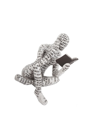 Konesam Kadın Okuyucu Heykeli, Reçine Ve Kâğıt Hamuru, Ev Dekorasyonu, Kitaplık Ve Masa Süslemeleri, Hediye Seçeneği