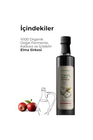 Greenlabel Organik Elma Sirkesi 500 ML