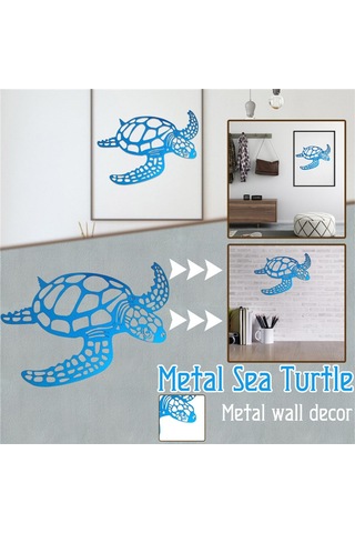 Suntek Yatak Odası Plaj Teması Dekoru Deniz Kaplumbağası Heykeli