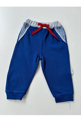 Pamuklu 3'lü Mavi Erkek Bebek Takım - Papyonlu & Uzun Kollu Yenidoğan Bebek Takımları gri Gri