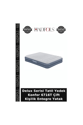 Delux Serisi Tatil Yedek Konfor 6716t Çift Kişilik Entegre Yatak